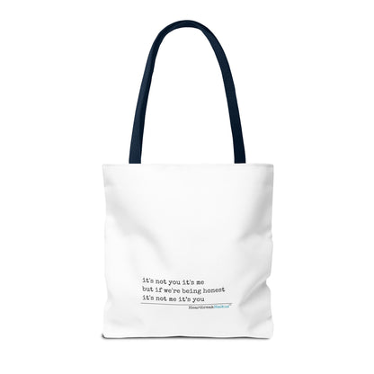 It's Not You/Me Haiku - Tote Bag (Rainbow Hearts Collection)