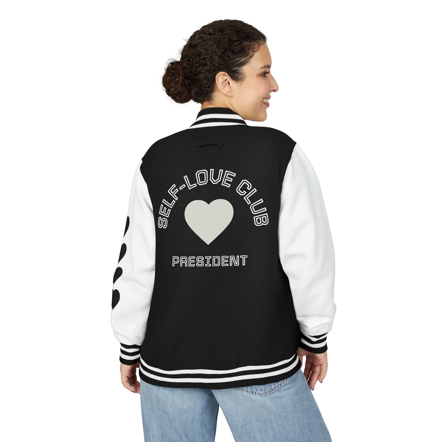 Self-Love Club President - Letterman-Style Jacket