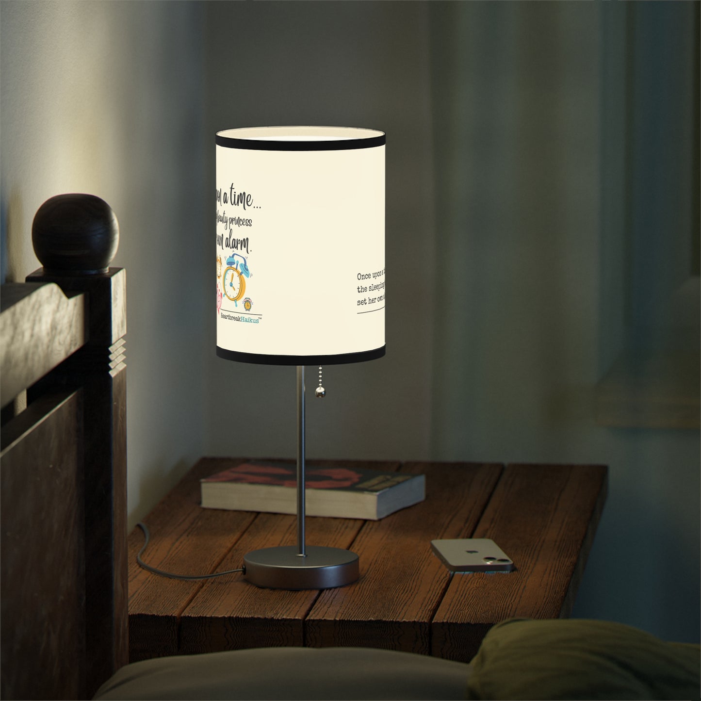 Sleeping Beauty's Alarm Haiku - Modern Table Lamp
