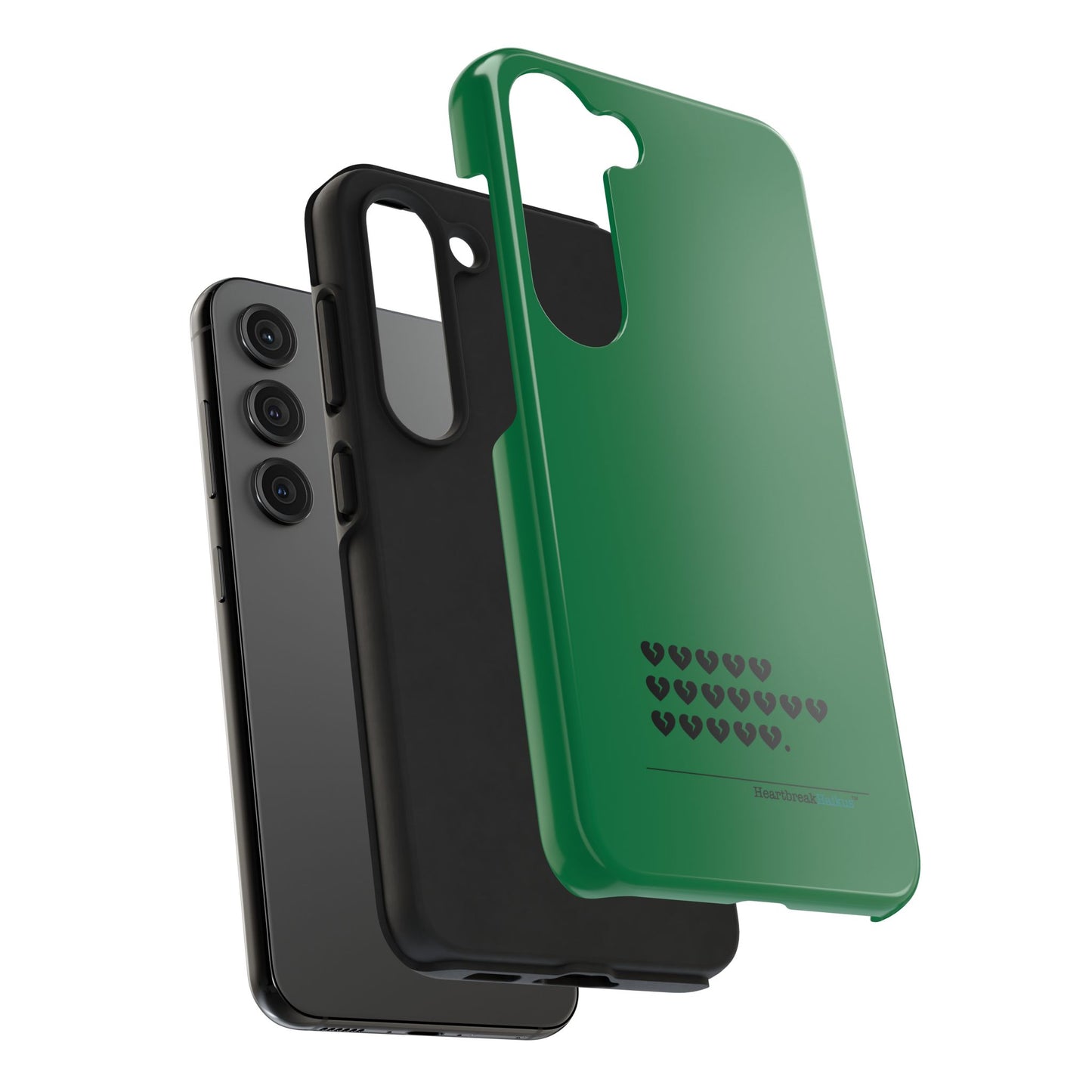 Hieroglyph Heartbreak Haiku Tough Phone Cases (evergreen)