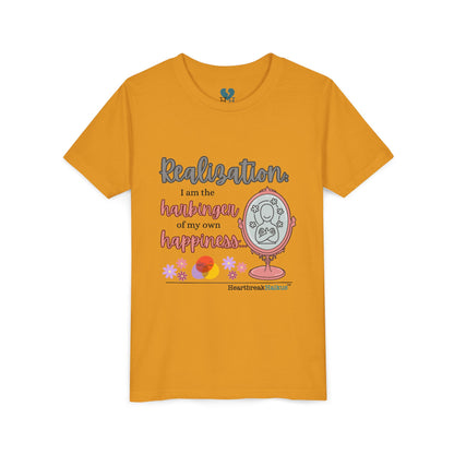 Harbinger of Happiness Haiku - Youth Medium-Weight Happiness Tee