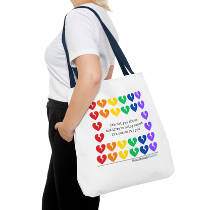 It's Not You/Me Haiku - Tote Bag (Rainbow Hearts Collection)