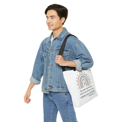 You Were My Sunshine Haiku - Adjustable Tote Bag (Dual-Sided Print, Pastel Design)