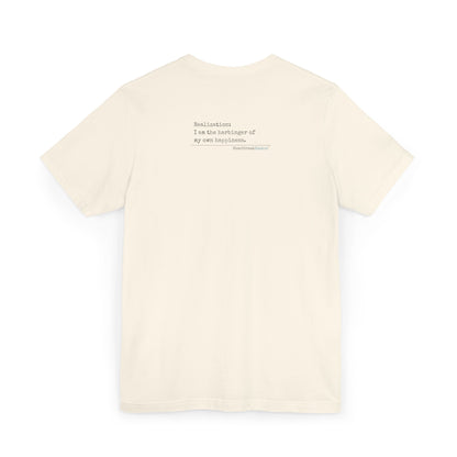 Harbinger of Happiness Haiku - Lightweight Jersey T-Shirt