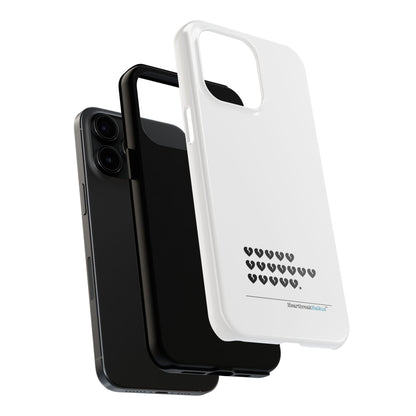 Hieroglyph Heartbreak Haiku Tough Phone Cases (white)