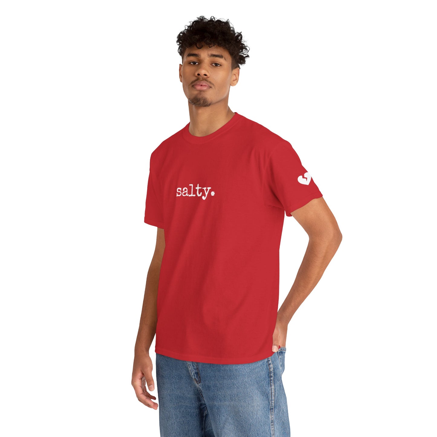 Salty. Graphic Tee — Minimalist T-Shirt (The One Word Collection)