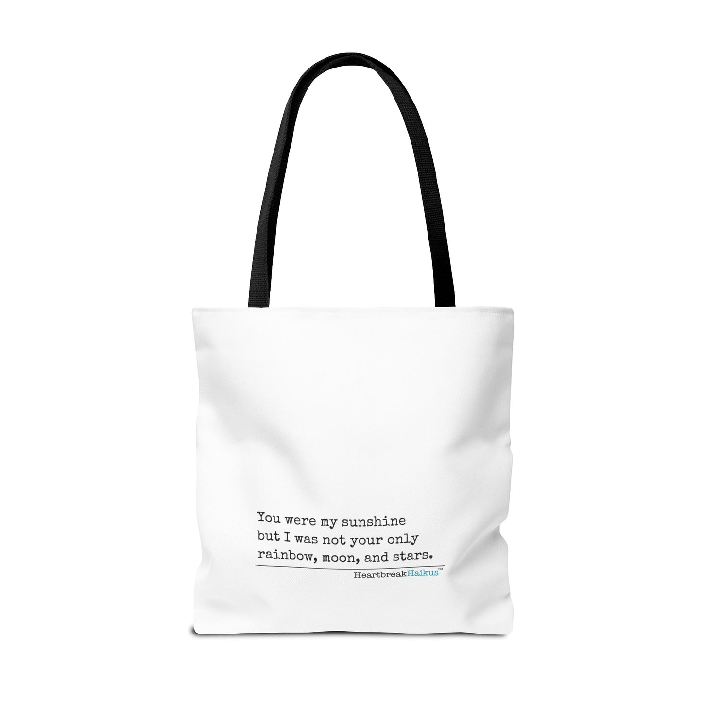 You Were My Sunshine Haiku - Tote Bag (Dual-sided print - Pastel Design)