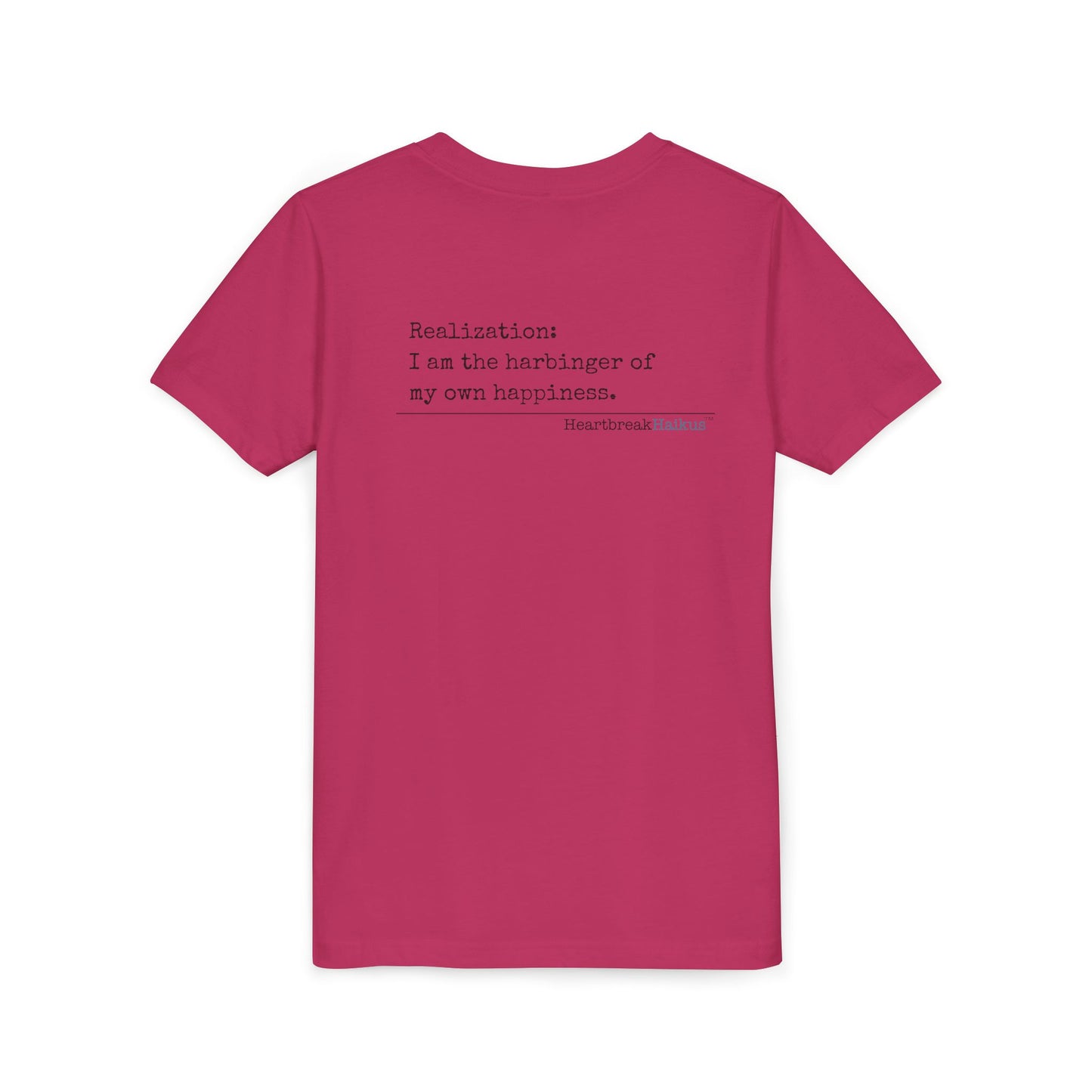 Harbinger of Happiness Haiku - Youth Medium-Weight Happiness Tee
