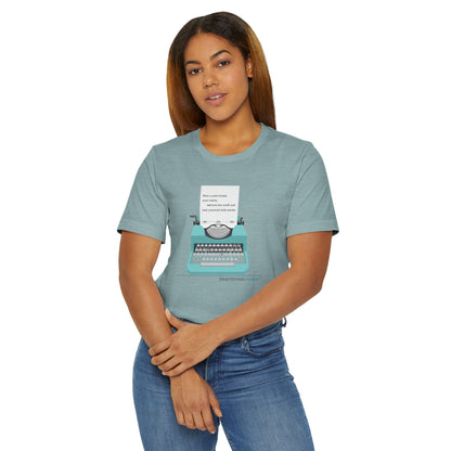Heal Yourself with Words Haiku - Lightweight Jersey T-Shirt