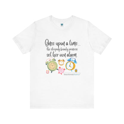 Sleeping Beauty's Alarm Haiku - Short Sleeve T-Shirt