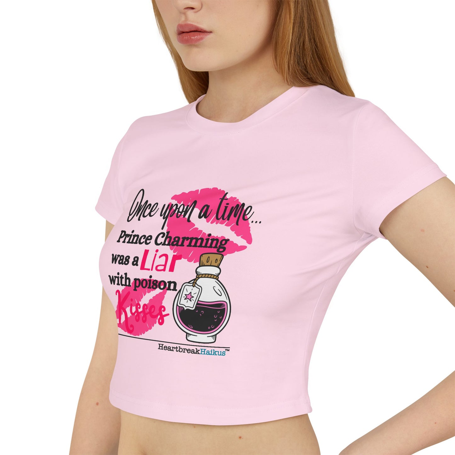 Prince Charming's Poison Kisses Haiku - Women's Baby Tee
