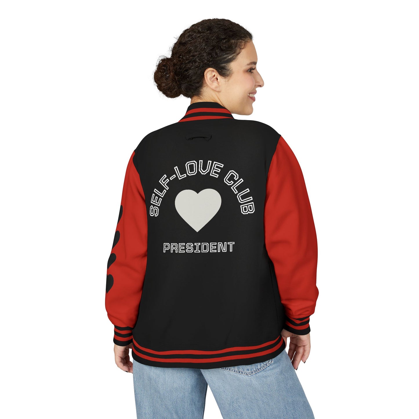 Self-Love Club President - Letterman-Style Jacket