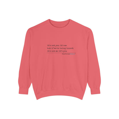 Luxurious comfort and style are what this unisex, garment-dyed sweatshirt is all about. It's made with 80% ring-spun cotton and 20% polyester and the fabric is 3-end garment-dyed, ring-spun, color-blast fleece with a 100% cotton face. Each sweatshirt come