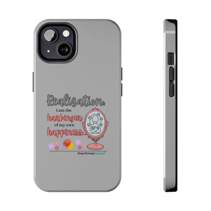 Harbinger of Happiness Tough Phone Cases (light grey)