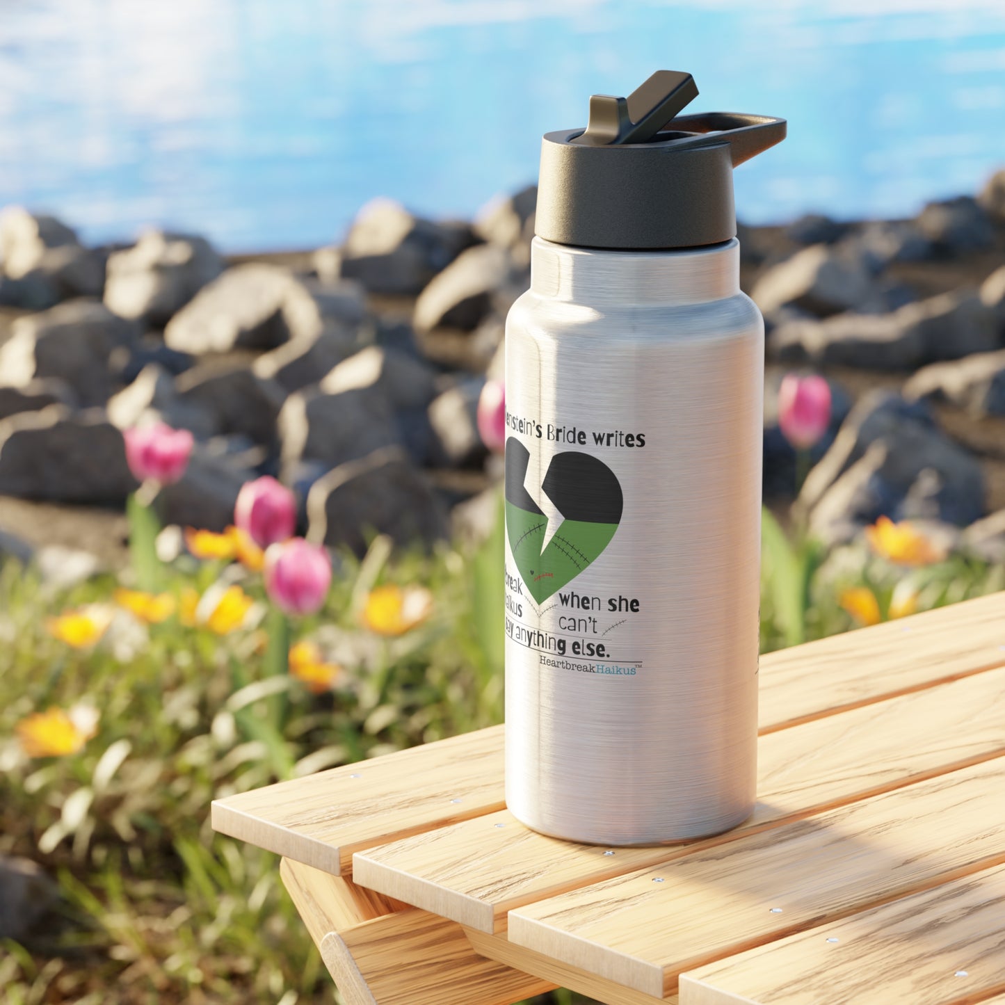 Frankenstein's Bride Writes Heartbreak Haikus - Frankenstein Haiku Collection - Gator Tumbler 32oz