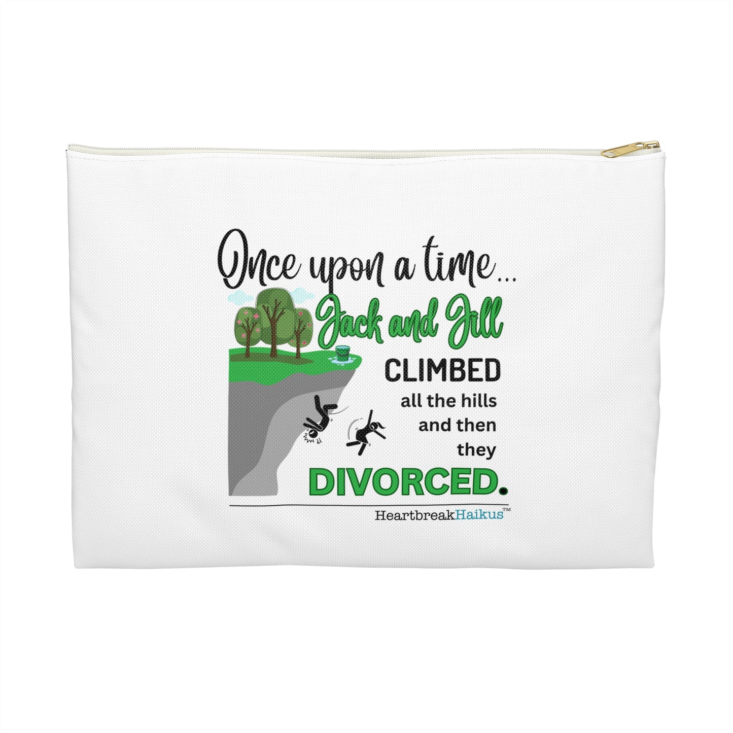 Jack and Jill Divorced. Accessory Pouch