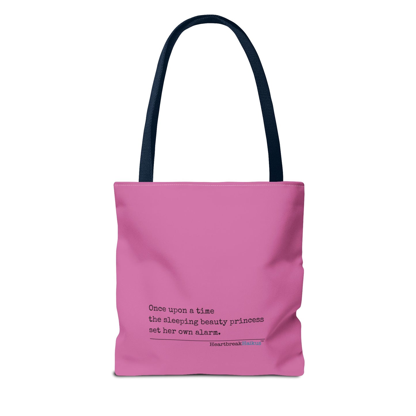 Sleeping Beauty's Alarm - Tote Bag (Dual-sided print) in Candy Pink