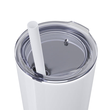 Sleeping Beauty's Alarm Haiku - Skinny Venti Tumbler with Eco-Friendly, Reusable, Matching Straw, 20oz
