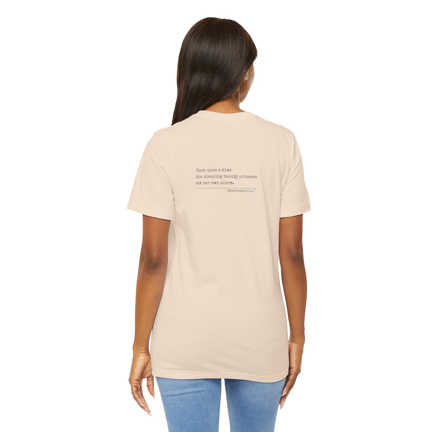 Sleeping Beauty's Alarm Haiku - Short Sleeve T-Shirt