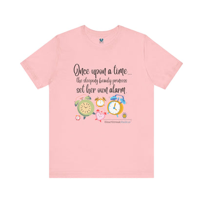 Sleeping Beauty's Alarm Haiku - Short Sleeve T-Shirt