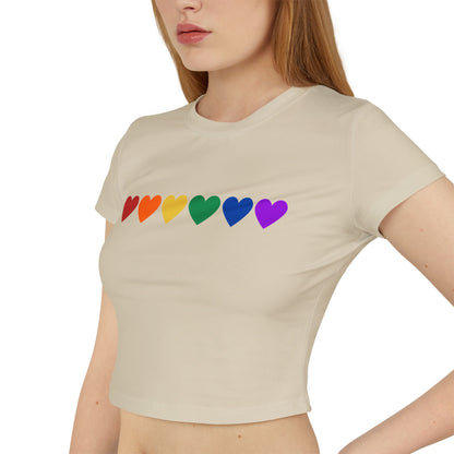 Rainbow Hearts - Baby Tee (Rainbow Hearts Collection)
