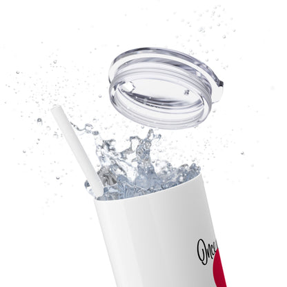 The Fairy Tale Died Haiku - Skinny Venti Tumbler with Eco-Friendly, Reusable, Matching Straw, 20oz