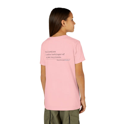 Harbinger of Happiness Haiku - Youth Medium-Weight Happiness Tee