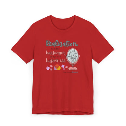 Harbinger of Happiness Haiku - Lightweight Jersey T-Shirt