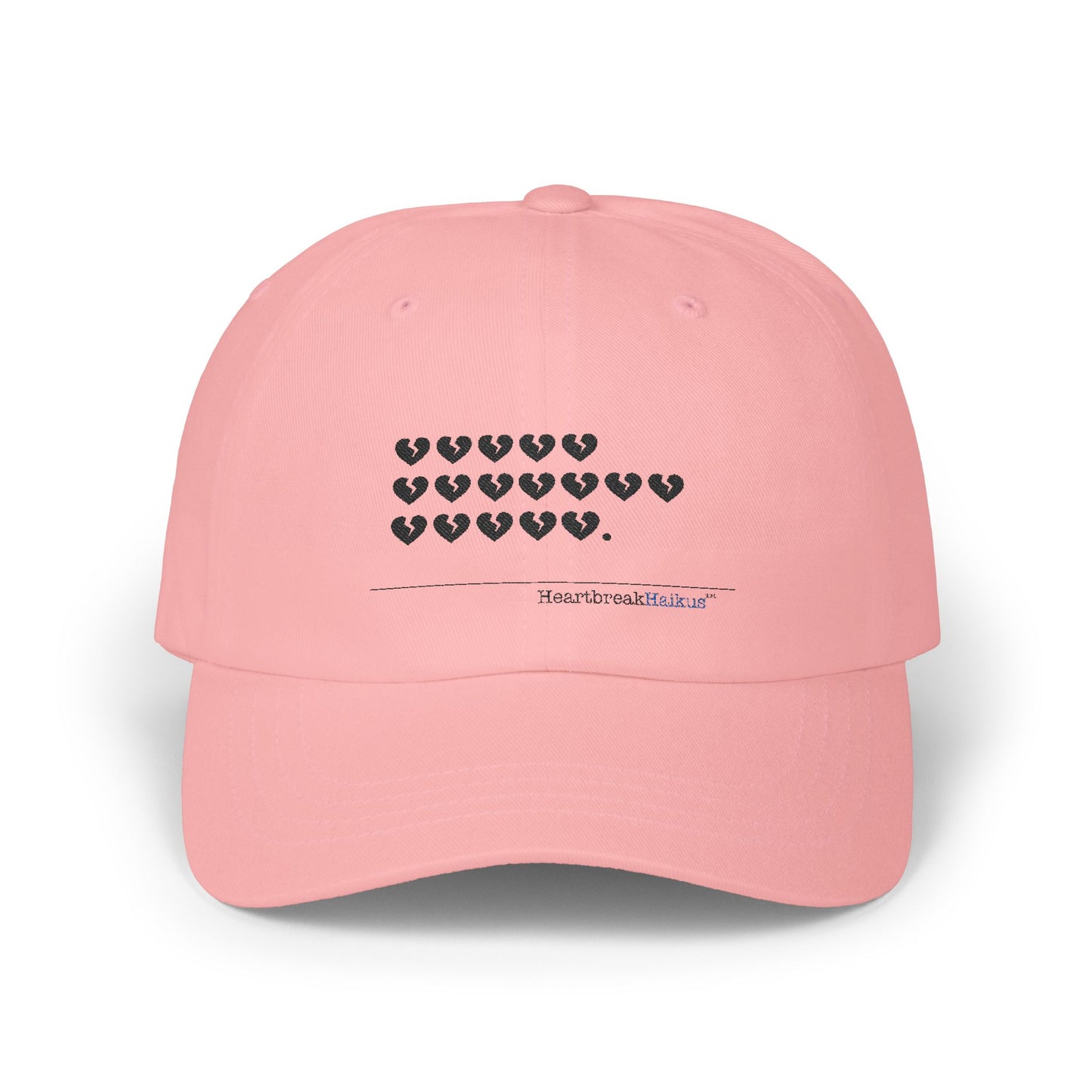 Hieroglyph Heartbreak Haiku - Classic Adjustable Cap (Only Hearts Collection)