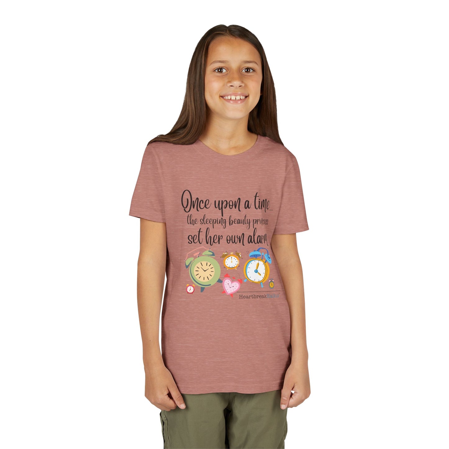 Sleeping Beauty's Alarm Haiku - Youth Short Sleeve Tee