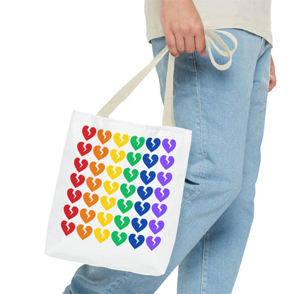 It's Not You/Me Haiku - Tote Bag (Rainbow Heartbreak Collection - Only Hearts Design)