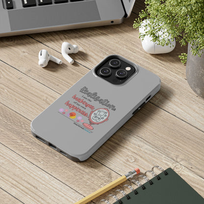 Harbinger of Happiness Tough Phone Cases (light grey)