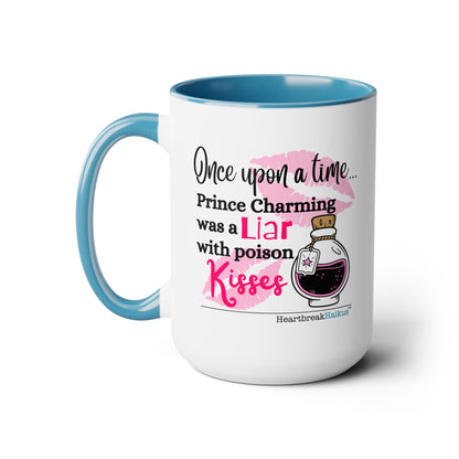 Prince Charming's Poison Kisses - Two-Tone, Coffee Mug, 15oz - Dual-Sided Printing