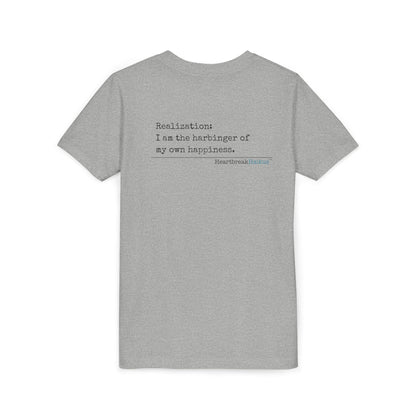 Harbinger of Happiness Haiku - Youth Medium-Weight Happiness Tee