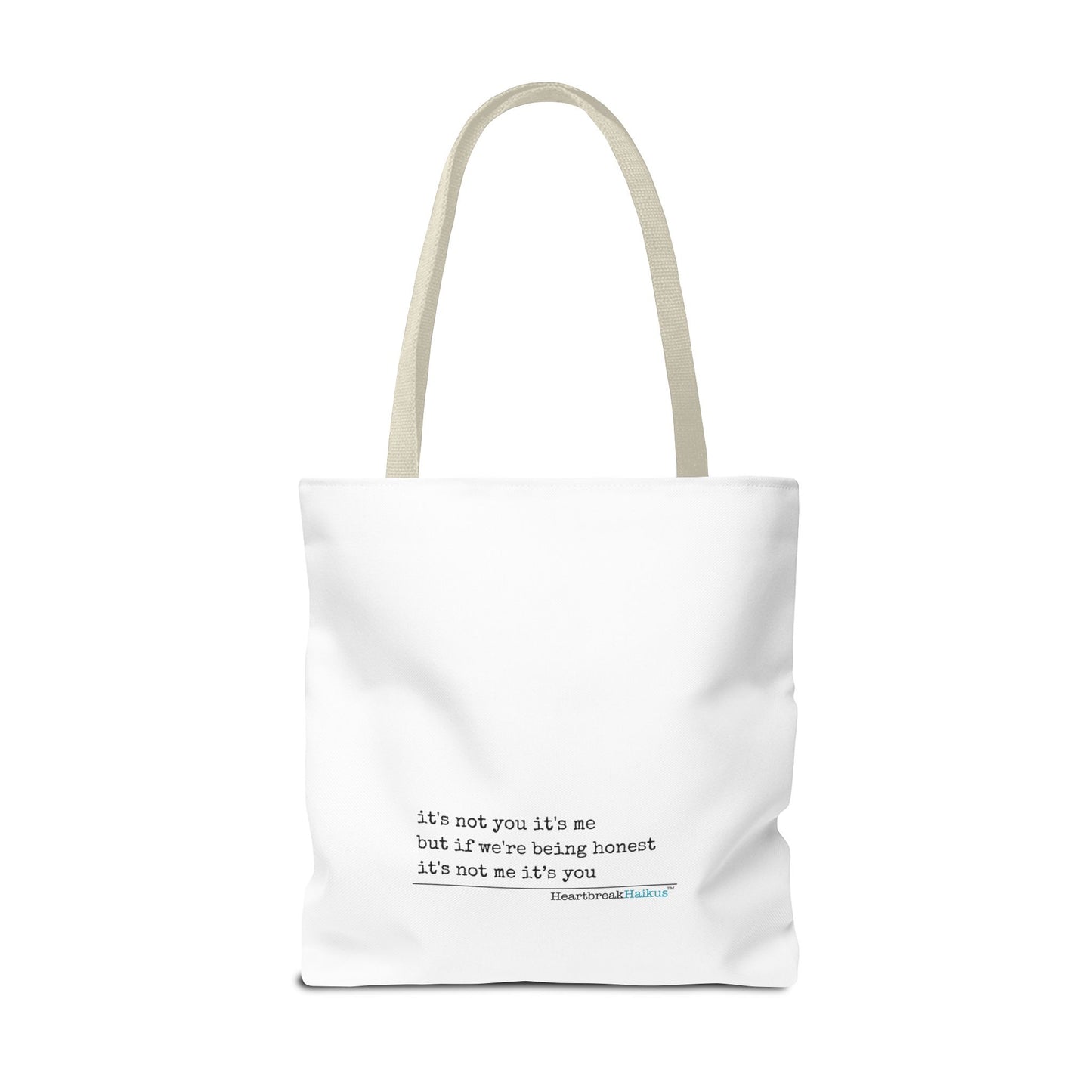 It's Not You/Me Haiku - Tote Bag (Rainbow Hearts Collection)