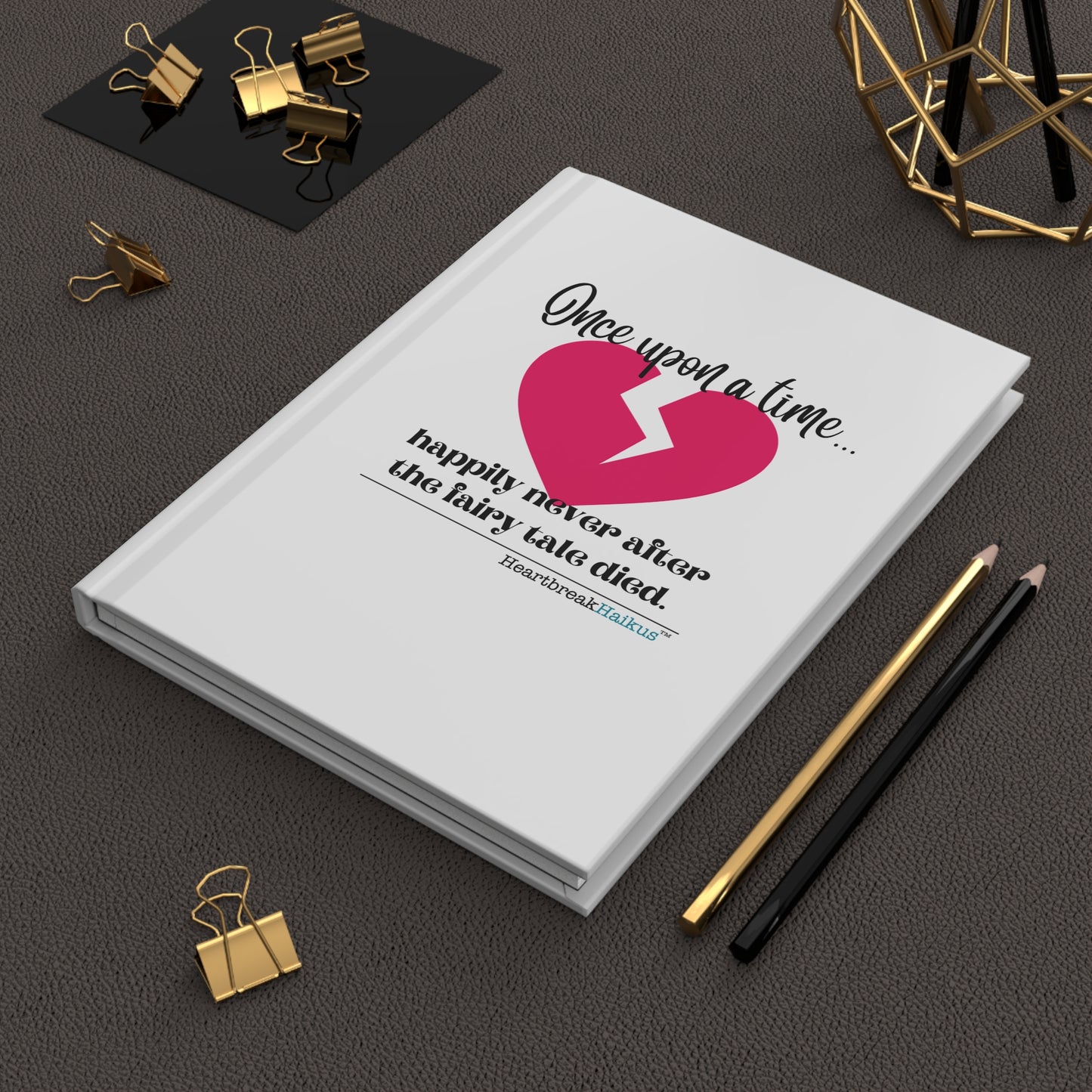 The Fairy Tale Died Haiku - Hardcover Journal (Dual-Design, Matte Finish)