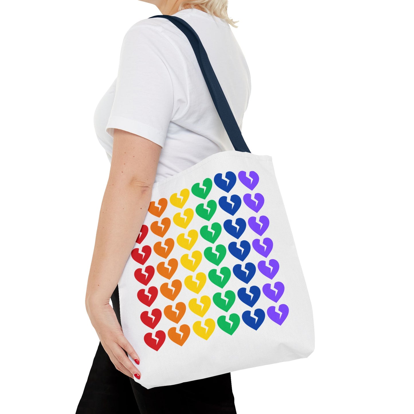 It's Not You/Me Haiku - Tote Bag (Rainbow Heartbreak Collection - Only Hearts Design)