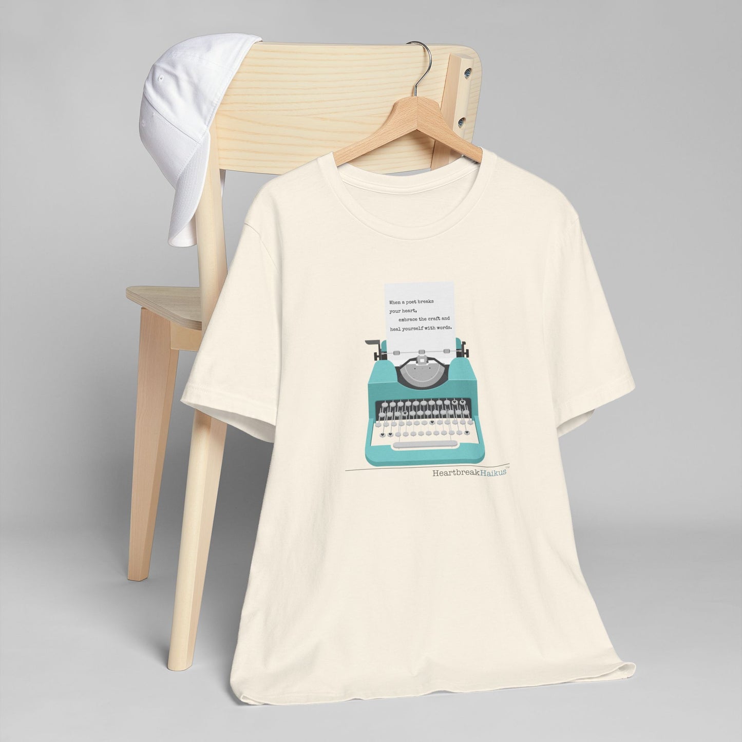 Heal Yourself with Words Haiku - Lightweight Jersey T-Shirt