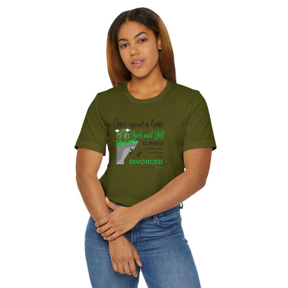 Jack and Jill Divorced Haiku - Lightweight Jersey T-Shirt