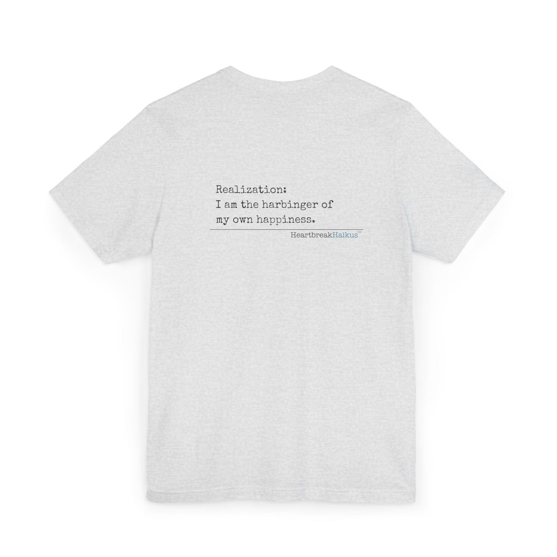 This classic unisex jersey short sleeve tee fits like a well-loved favorite. Soft cotton and quality print make users fall in love with it over and over again. These t-shirts have-ribbed knit collars to bolster shaping. The shoulders are tapered for a bet