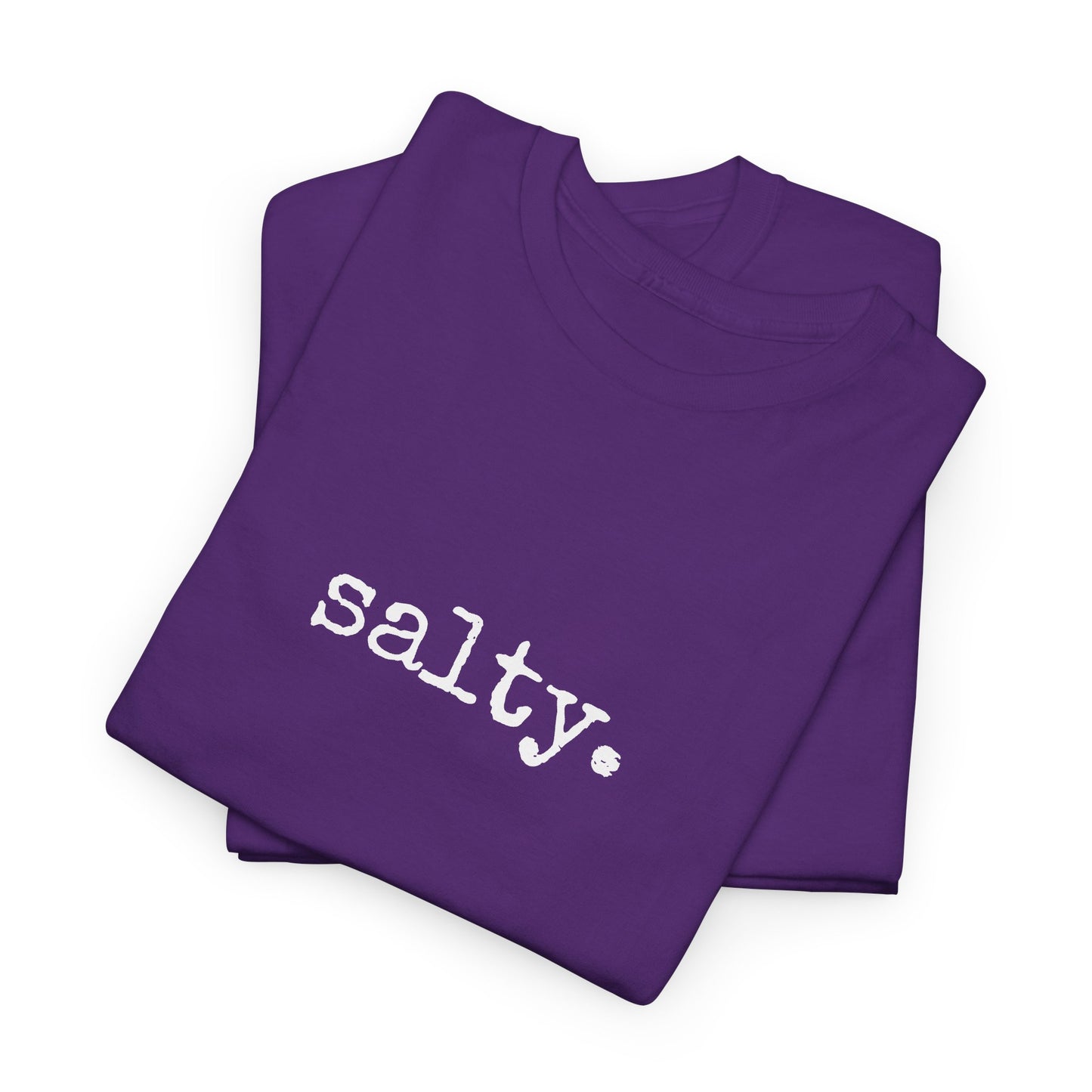 Salty. Graphic Tee — Minimalist T-Shirt (The One Word Collection)