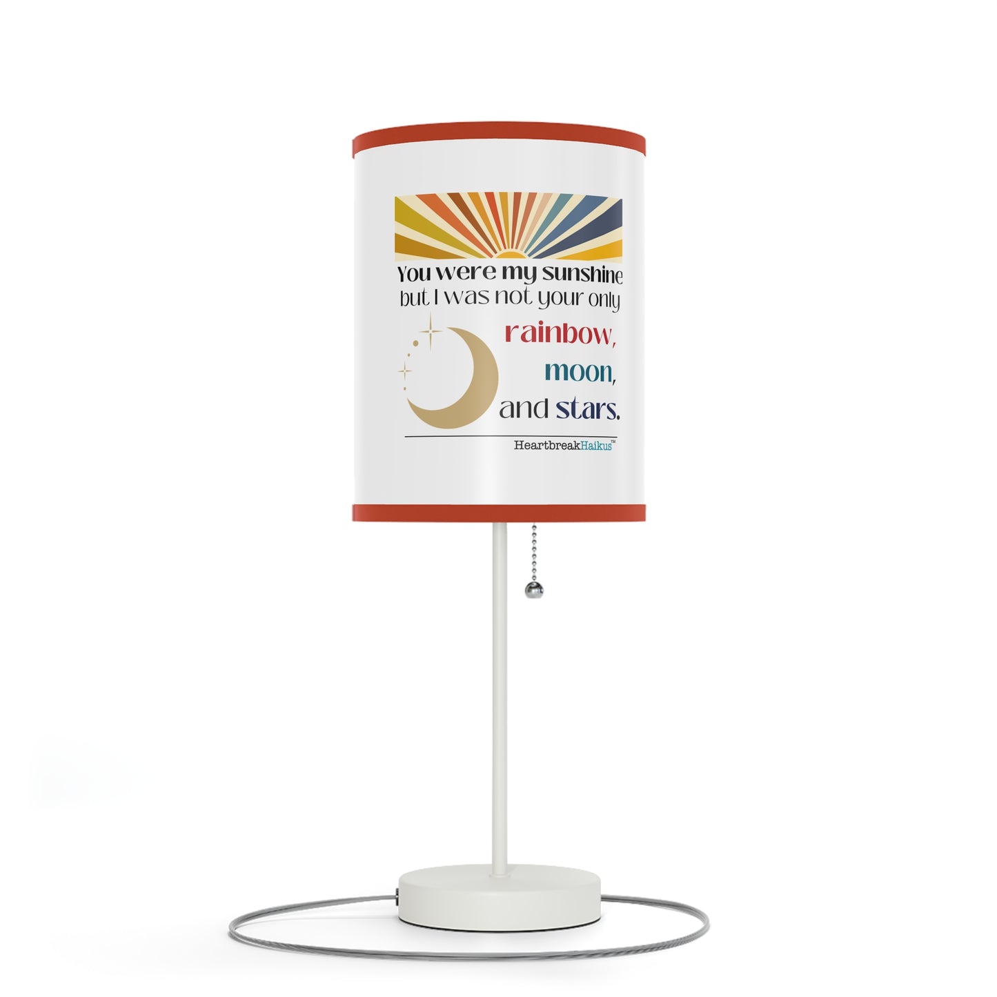 You Were My Sunshine Haiku - Modern Table Lamp