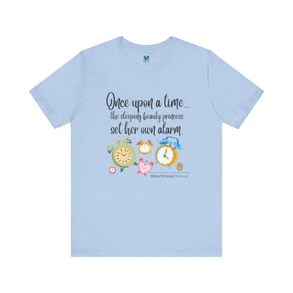 Sleeping Beauty's Alarm Haiku - Short Sleeve T-Shirt