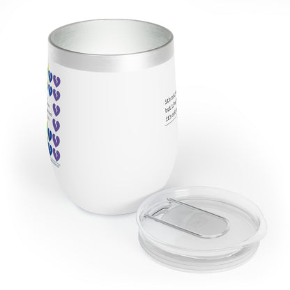 It's Not Me/You Haiku - Dual-Design Chill Wine Tumbler (Rainbow Heartbreak Collection)