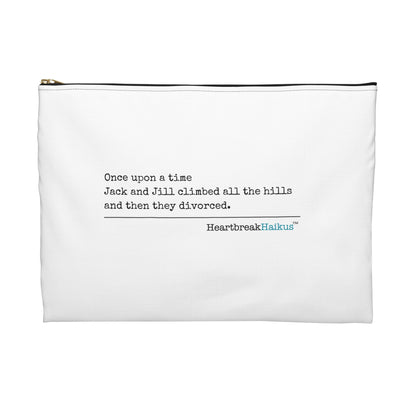 Jack and Jill Divorced. Accessory Pouch