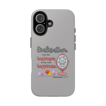Harbinger of Happiness Tough Phone Cases (light grey)