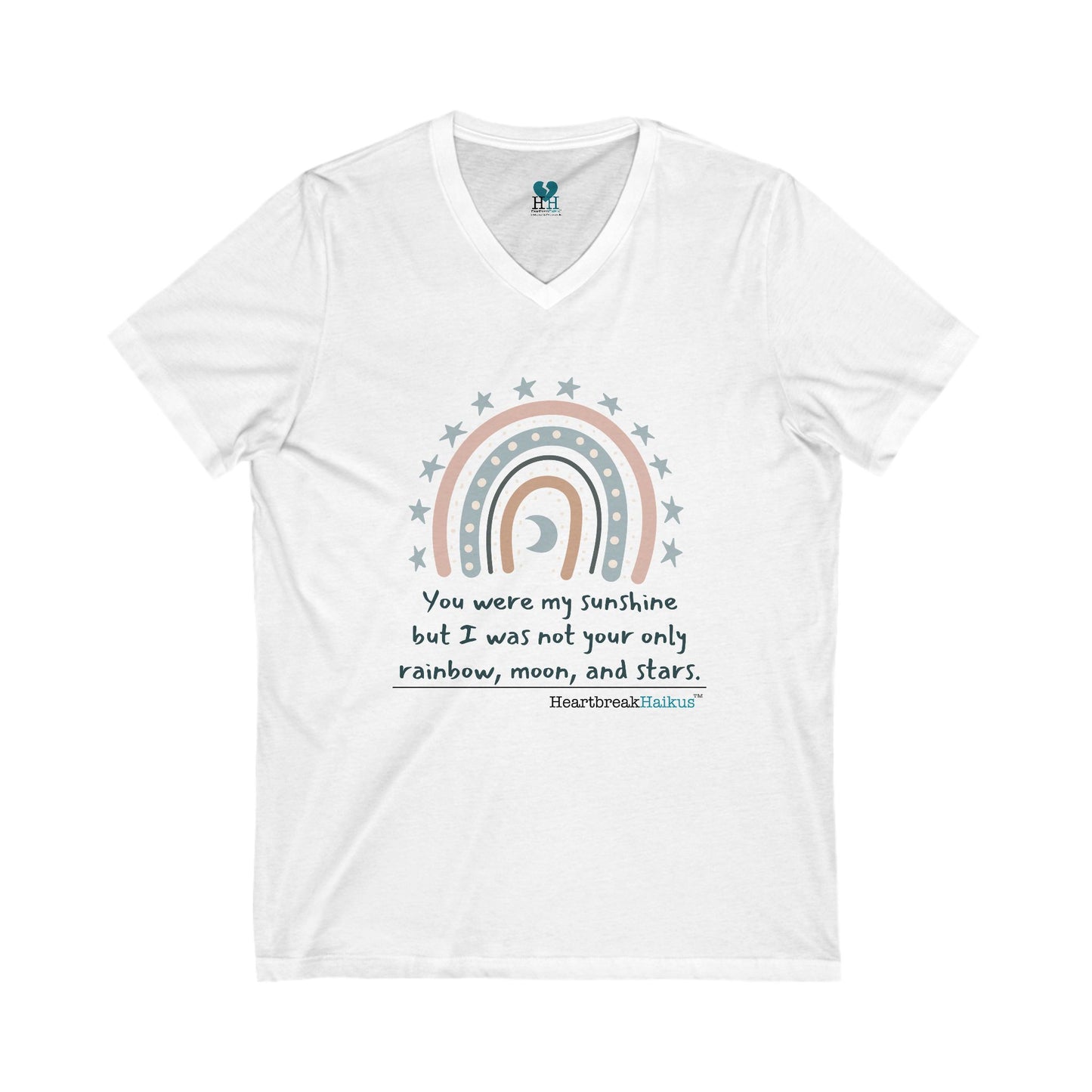 You Were My Sunshine Haiku - Unisex Jersey Short Sleeve V-Neck Tee