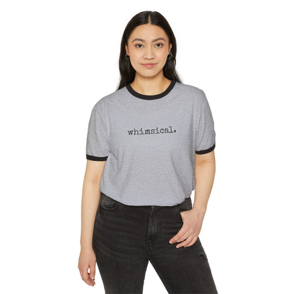 Whimsical. University Ringer Tee - (The One Word Collection)