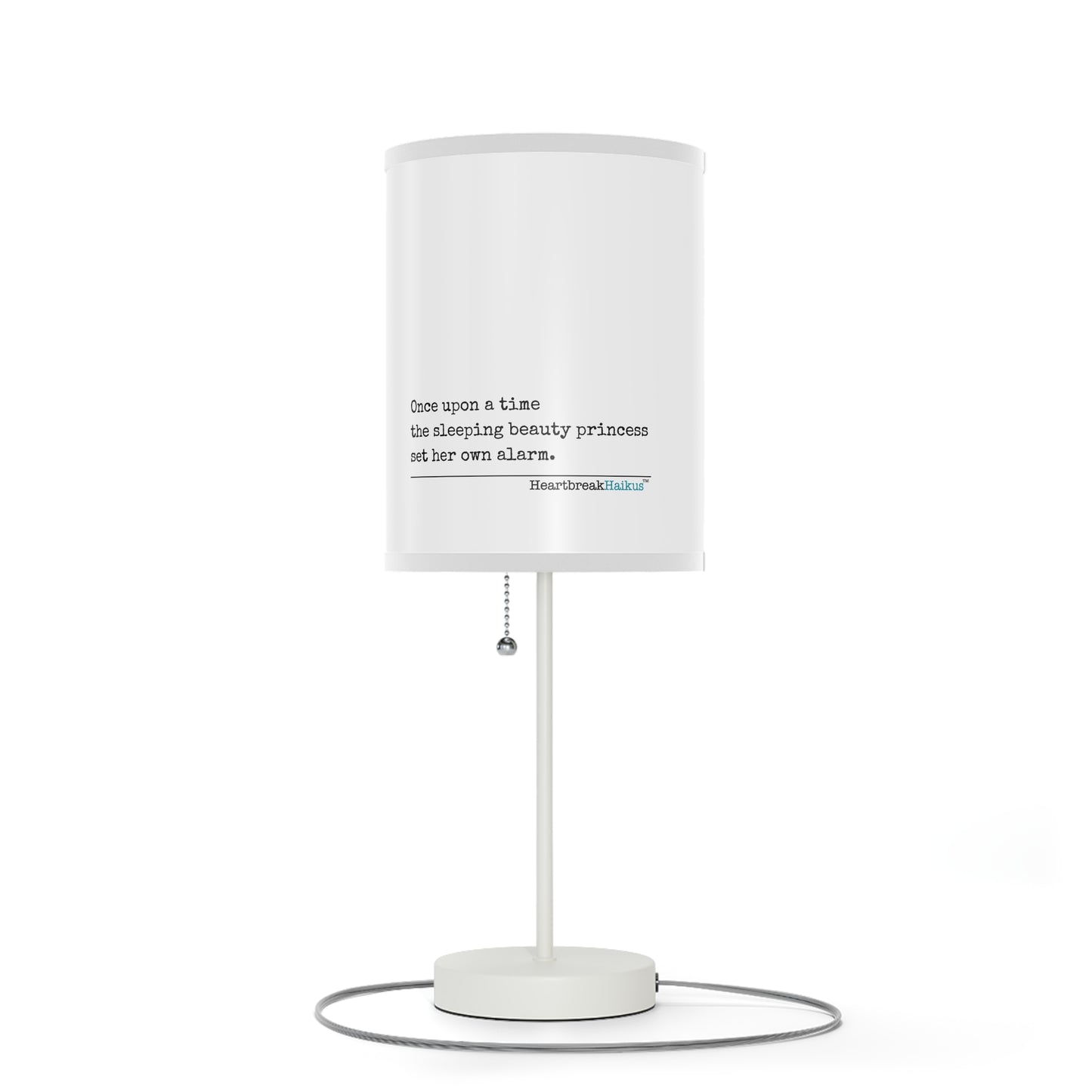 Sleeping Beauty's Alarm Haiku - Modern Table Lamp