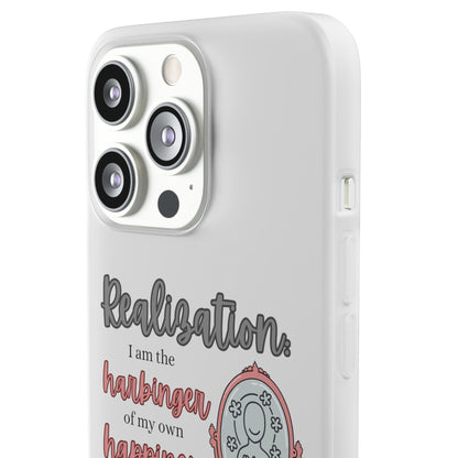 Harbinger of Happiness Haiku - Semi-Transparent Flexible iPhone Case